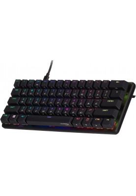 Клавіатура HyperX Alloy Origins 60 Red RGB UA Black (4P5N4AA)