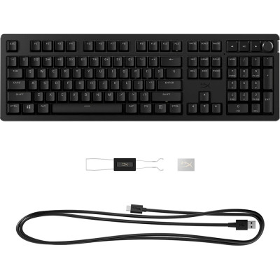 Клавіатура HyperX Alloy Rise PBT HX Red Black (7G7A3AA) Клавіатура HyperX Alloy Rise PBT HX Red Black (7G7A3AA)