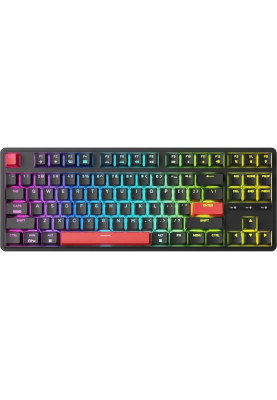 Клавіатура Keychron C3 Pro 87 Key K pro Red Switch Hot Swap RGB Black (C3PH1_KEYCHRON)