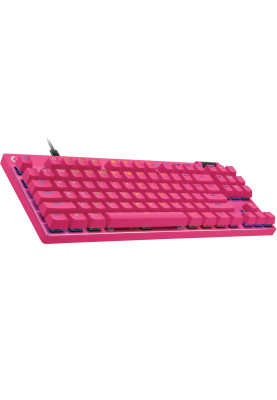 Клавiатура Logitech G PRO X TKL Rapid Magenta (920-013253)