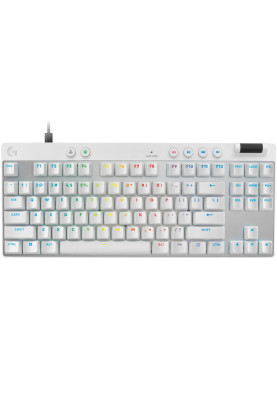 Клавiатура Logitech G PRO X TKL Rapid White (920-013242)