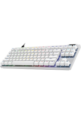 Клавiатура Logitech G PRO X TKL Rapid White (920-013242)