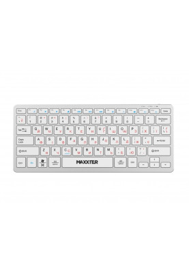 Клавiатура Maxxter KBW-C01S-UA Silver