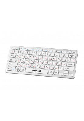 Клавiатура Maxxter KBW-C01S-UA Silver