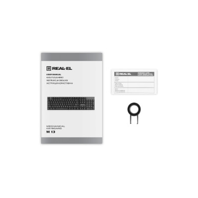 Клавіатура REAL-EL M 13 Grey USB Клавіатура REAL-EL M 13 Grey USB