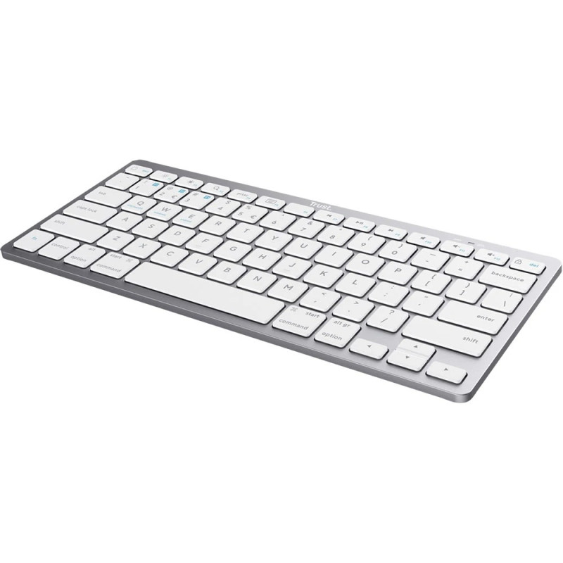 Клавіатура бездротова Trust Bluetooth Basics White (25486)