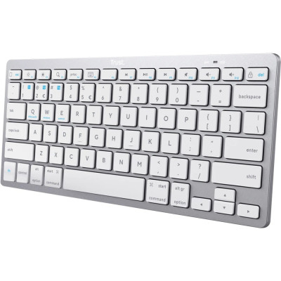 Клавіатура бездротова Trust Bluetooth Basics White (25486)