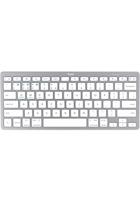 Клавіатура бездротова Trust Bluetooth Basics White (25486)
