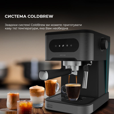 Кавоварка ріжкова Cecotec Power Espresso 20 ColdBrew (CCTC-00268) Кавоварка ріжкова Cecotec Power Espresso 20 ColdBrew (CCTC-00268)