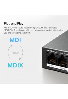 Комутатор Mercusys MS106LP