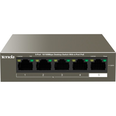 Комутатор Tenda TEF1105P-4-63W
