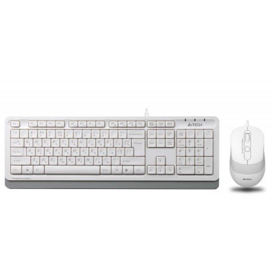 Комплект (клавіатура, миша) A4Tech F1010 White Комплект (клавіатура, миша) A4Tech F1010 White