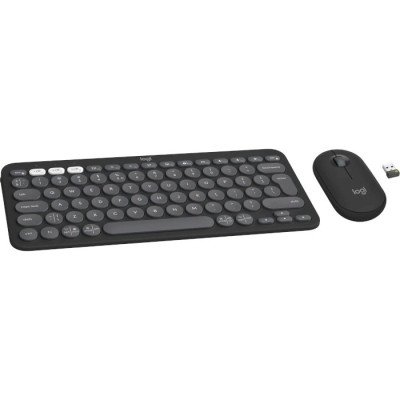 Комплект (клавіатура, миша) бездротовий Logitech Pebble 2 Combo Graphite (920-012239) Комплект (клавіатура, миша) бездротовий Logitech Pebble 2 Combo Graphite (920-012239)
