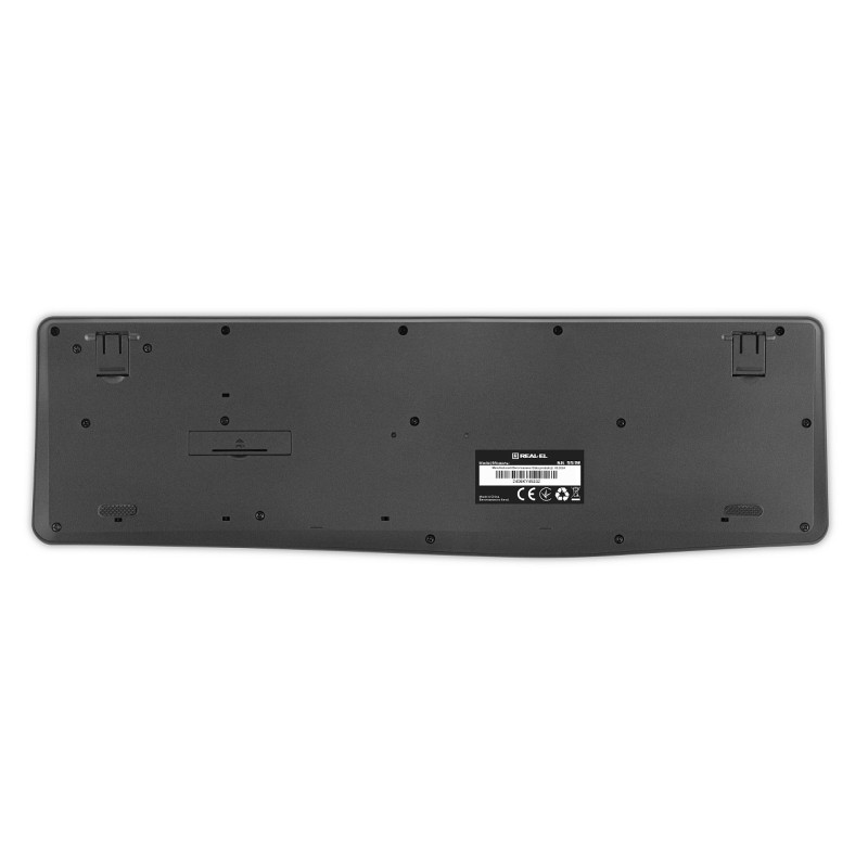 Комплект (клавіатура, миша) бездротовий REAL-EL Kit 551W Black