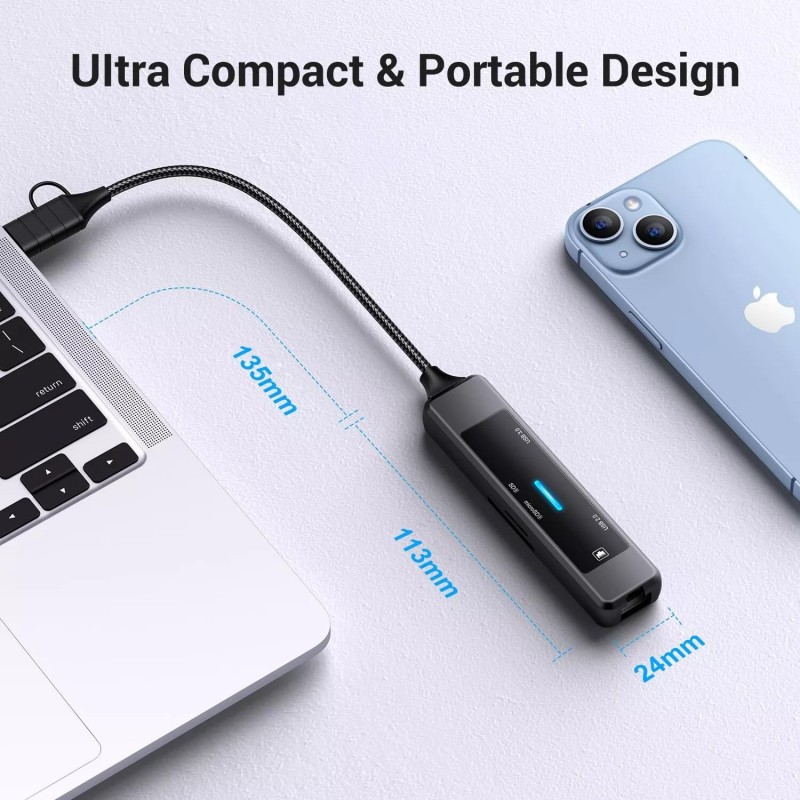 Концентратор USB-C XoKo AC-350