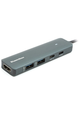 Концентратор USB Type-C Blueendless Grey (CA913435)