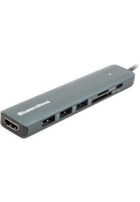 Концентратор USB Type-C Blueendless Space Grey (CA913848)