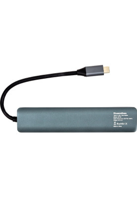 Концентратор USB Type-C Blueendless Space Grey (CA913848)