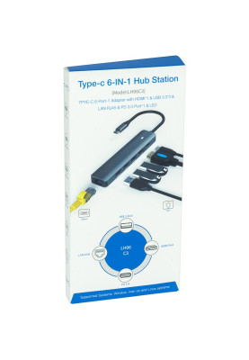 Концентратор USB Type-C Blueendless Space Grey (CA913909)