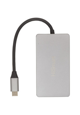 Концентратор USB Type-C HiSmart Grey (CA913879)