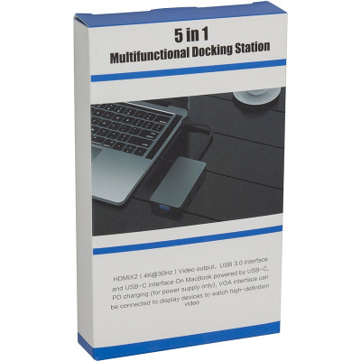 Концентратор USB Type-C HiSmart Grey (CA913879)
