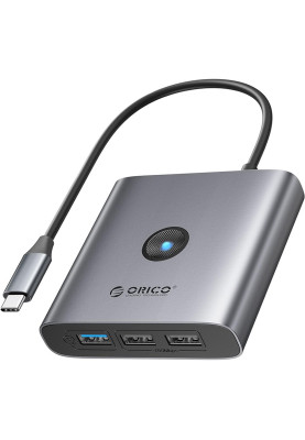 Концентратор USB Type-C Orico FAX3-5P-GY-EP Grey (CA914227)