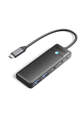 Концентратор USB Type-C Orico PAPW Series PAPW2AC-C3-015-BK-EP Black (CA914210)