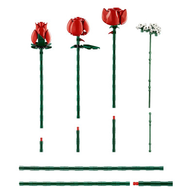 Конструктор LEGO Icons Букет троянд (10328)