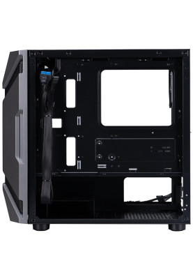 Корпус 1stPlayer D3-A-BK-1F7-14-1F7 Black без БЖ
