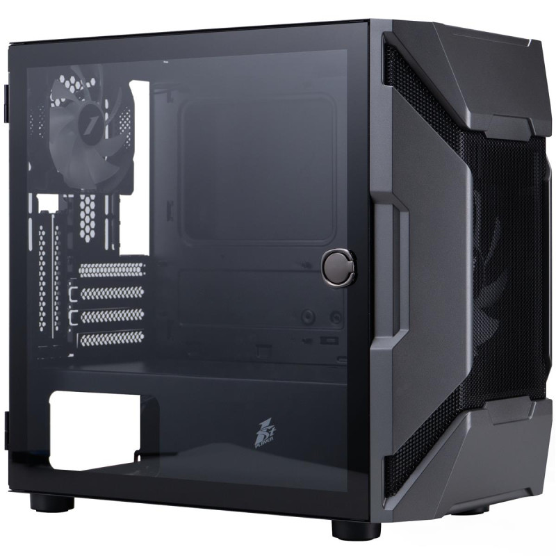 Корпус 1stPlayer D3-A-BK-1F7-14-1F7 Black без БЖ