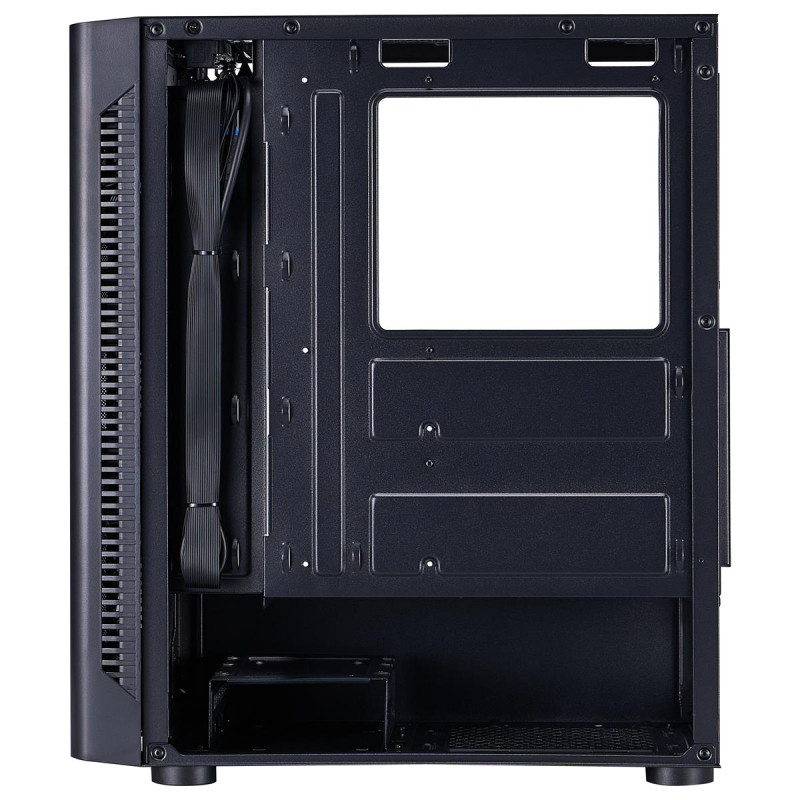 Корпус 1stPlayer D4-BK-4F1 Black без БЖ