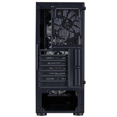 Корпус 1stPlayer D4-BK-4F1 Black без БЖ