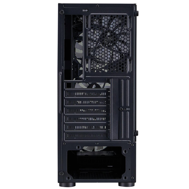 Корпус 1stPlayer D4-BK-4F1 Black без БЖ