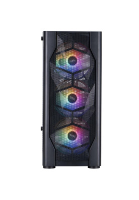 Корпус 1stPlayer D4-BK-4F1 Black без БЖ