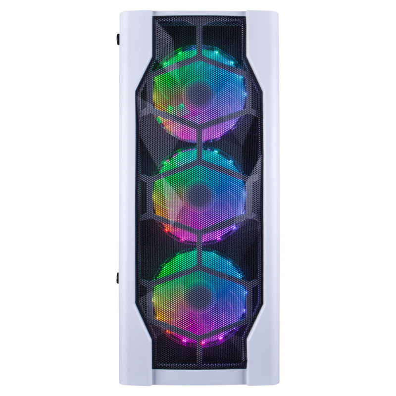 Корпус 1stPlayer D4-WH-4F1-W White без БЖ