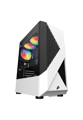 Корпус 1stPlayer F3-A-WH-4F1 White без БЖ