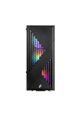 Корпус 1stPlayer F3-A-BK-4F1 Black без БЖ