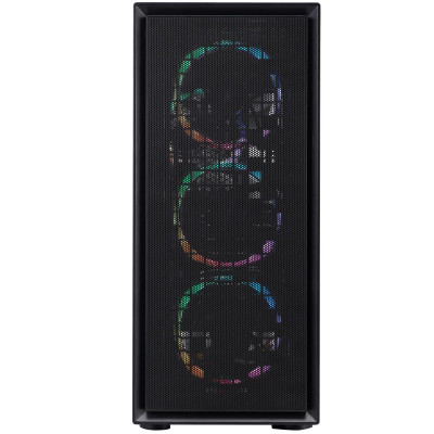 Корпус 1stPlayer Go6-BK-4FS7 Black без БЖ