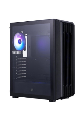 Корпус 1stPlayer H6-BK-4F7 Black без БЖ