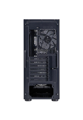Корпус 1stPlayer H6-BK-4F7 Black без БЖ