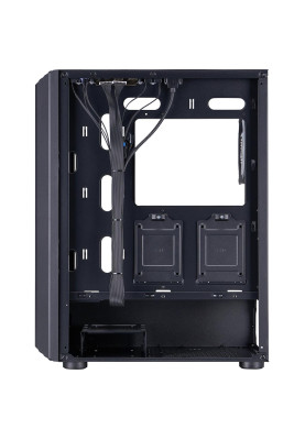 Корпус 1stPlayer H6-BK-4F7 Black без БЖ