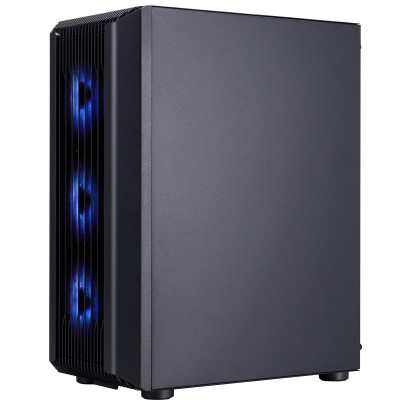 Корпус 1stPlayer H6-BK-4F7 Black без БЖ
