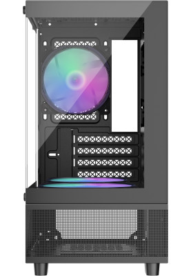 Корпус 1stPlayer Mi2-A-BK-2F7R-1F7 Black без БЖ