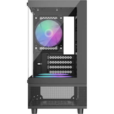 Корпус 1stPlayer Mi2-A-BK-2F7R-1F7 Black без БЖ