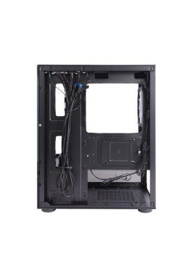 Корпус 1stPlayer Mi2-A-BK-2F7R-1F7 Black без БЖ
