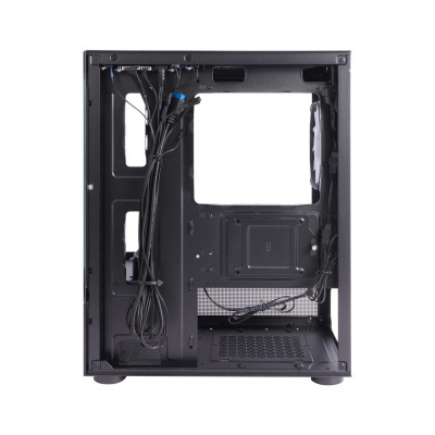Корпус 1stPlayer Mi2-A-BK-2F7R-1F7 Black без БЖ