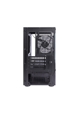 Корпус 1stPlayer Mi2-A-BK-2F7R-1F7 Black без БЖ