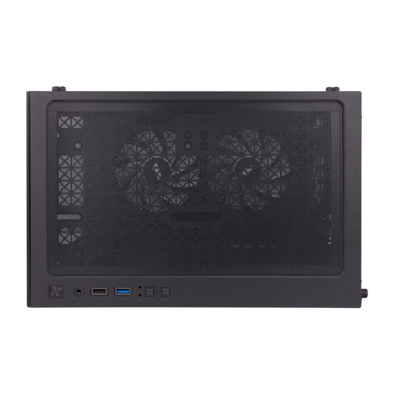 Корпус 1stPlayer Mi2-A-BK-2F7R-1F7 Black без БЖ