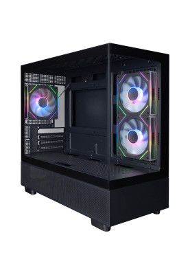 Корпус 1stPlayer Mi5-BK-2FC7R-1FC7 Black без БЖ