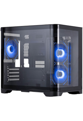Корпус 1stPlayer UV5-BK-2FC7R-1FC7 Black без БЖ